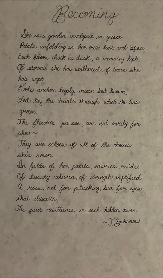 Becoming Poem
