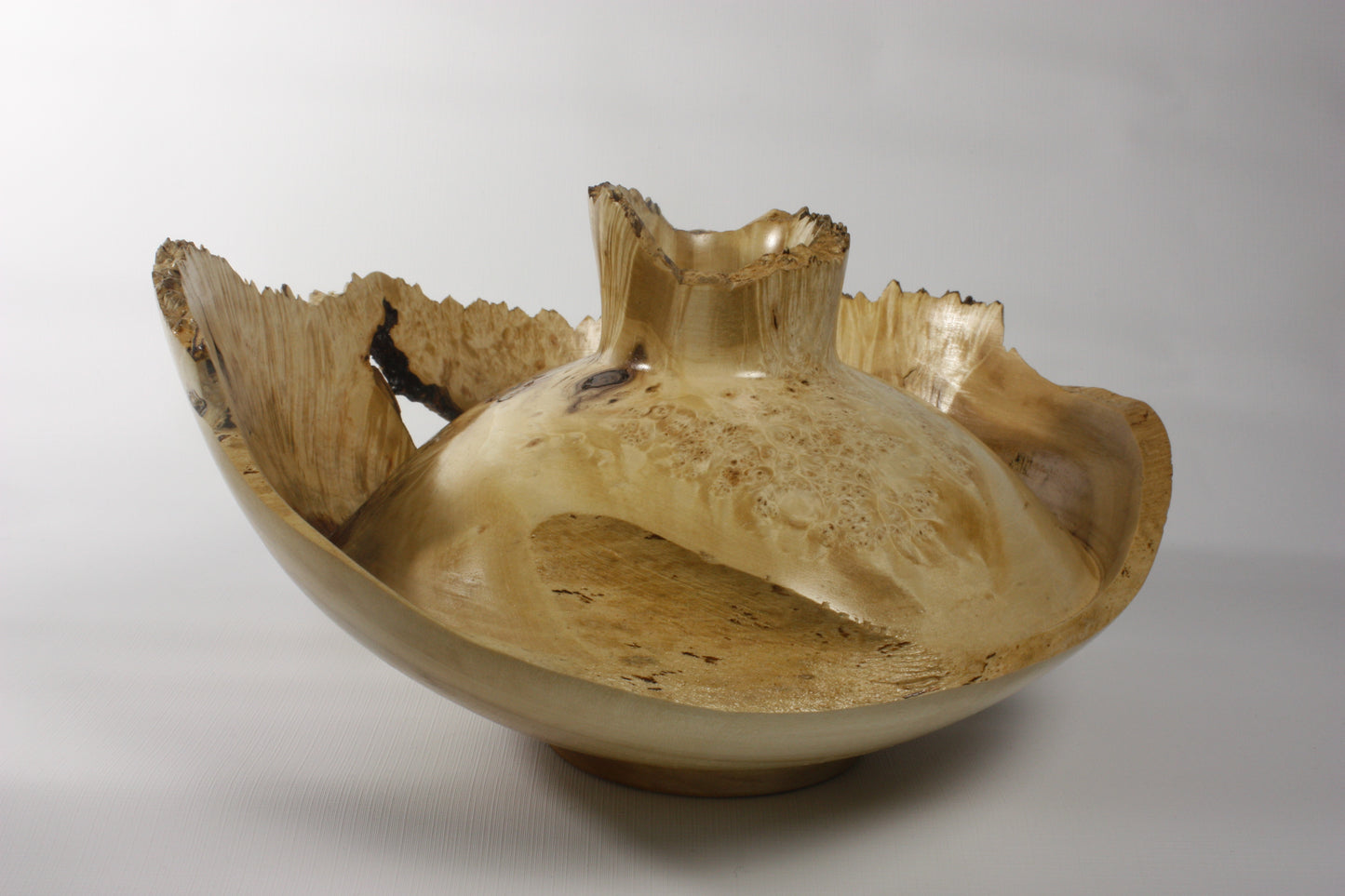 Walled -in Burl Bowl