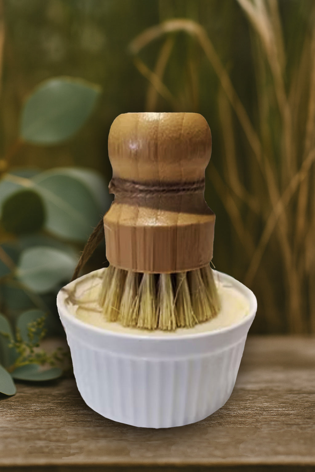 Solid Dish Soap & Sisal Brush Set