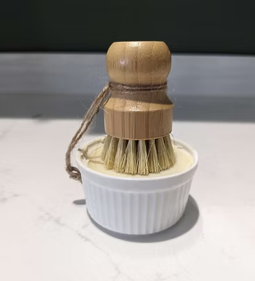 Solid Dish Soap & Sisal Brush Set
