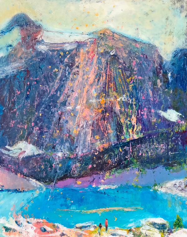 Hikers, Mountain Light